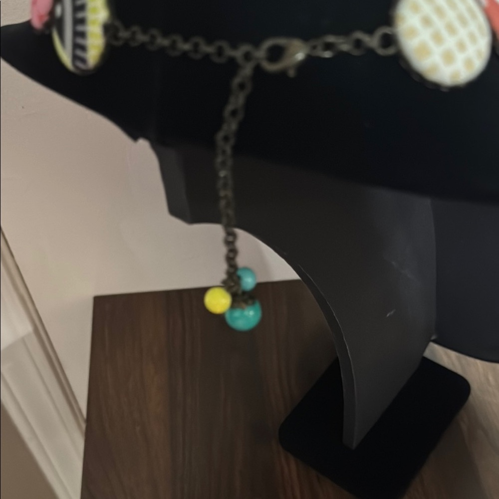 Plunder Multicolor Patterned Necklace - image 4